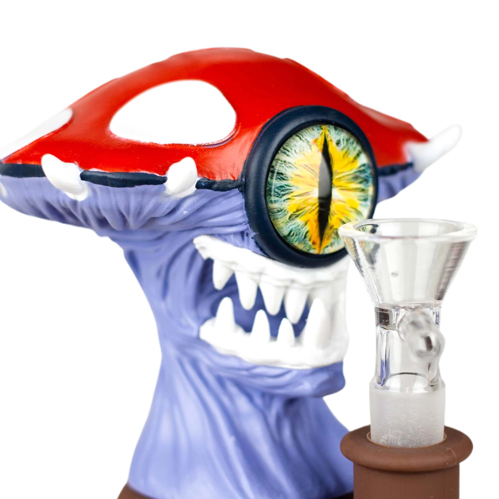 7.2&quot; Vinyl Mushroom Monster Water Pipe