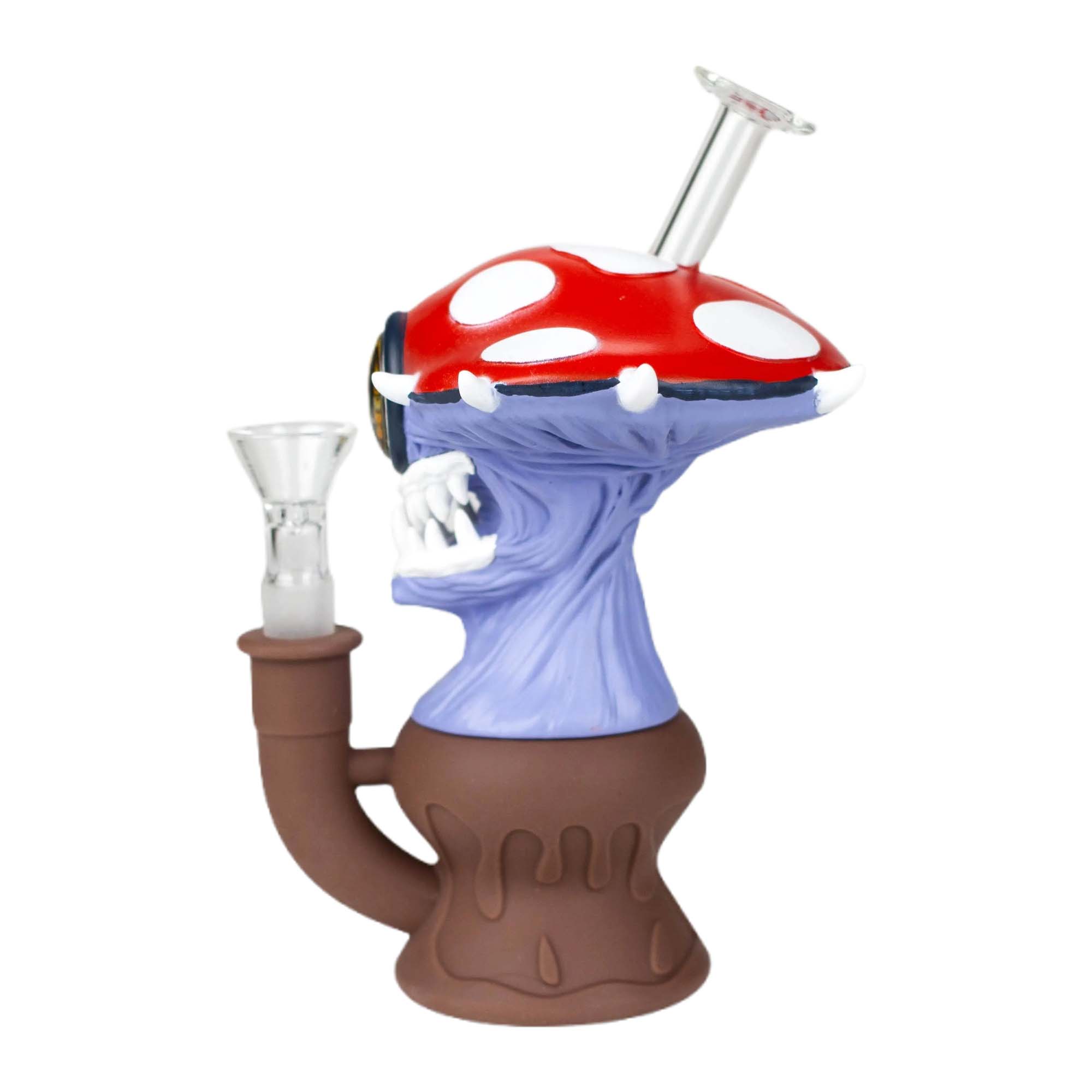 7.2&quot; Vinyl Mushroom Monster Water Pipe