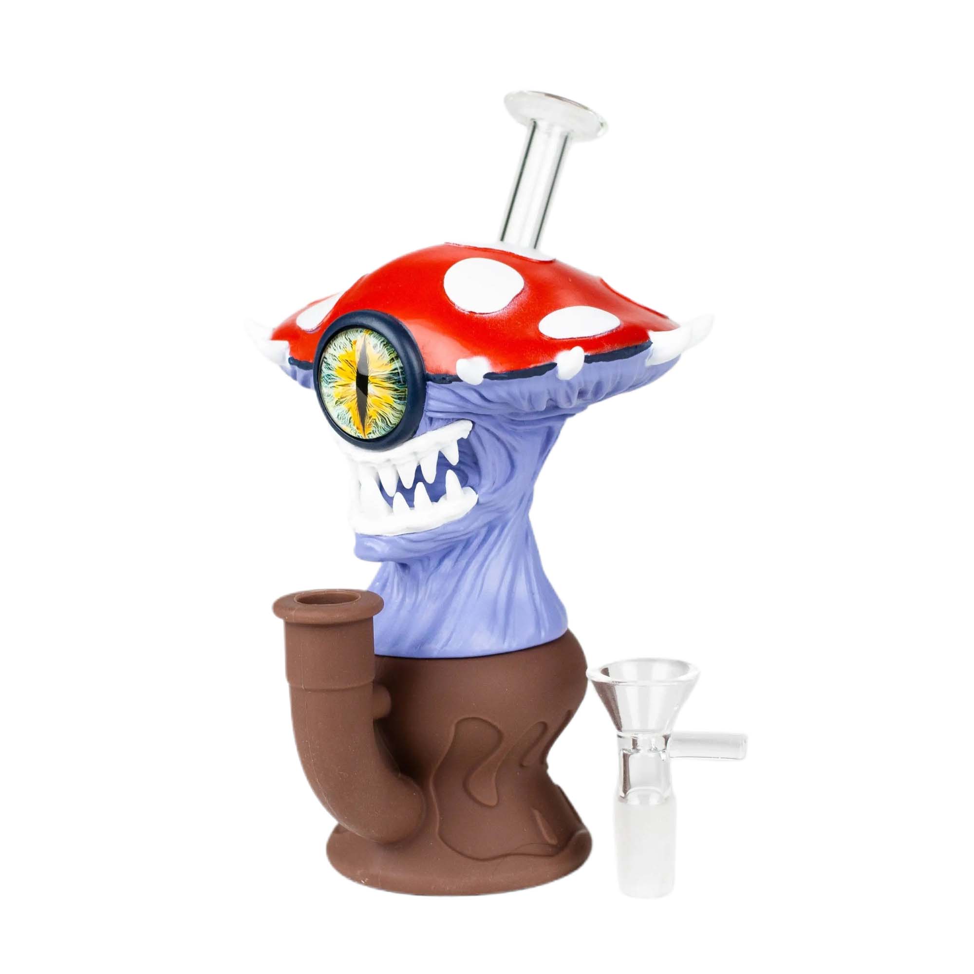 7.2&quot; Vinyl Mushroom Monster Water Pipe