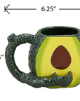 Avocado Coffee Mug with Pipe in Handle - inhalco