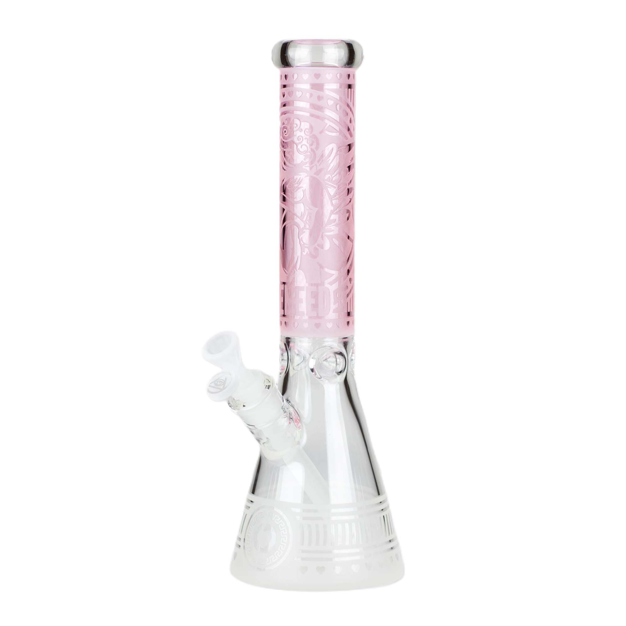 WENEED 14&quot; Cupid&#39;s Heart Beaker Bong Pink