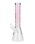 WENEED 14" Cupid's Heart Beaker Bong Pink