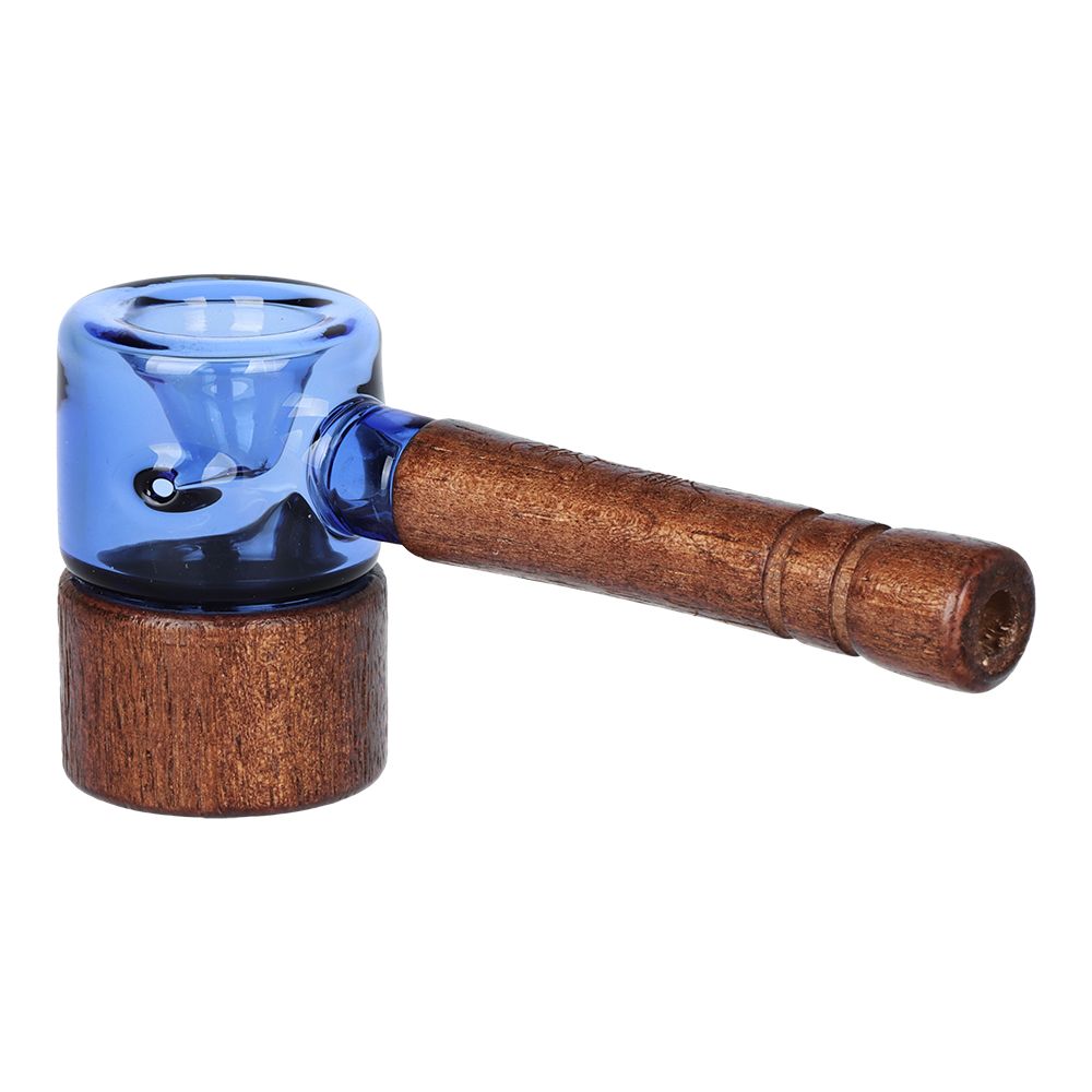 Wood Hammer Hand Pipe – back view