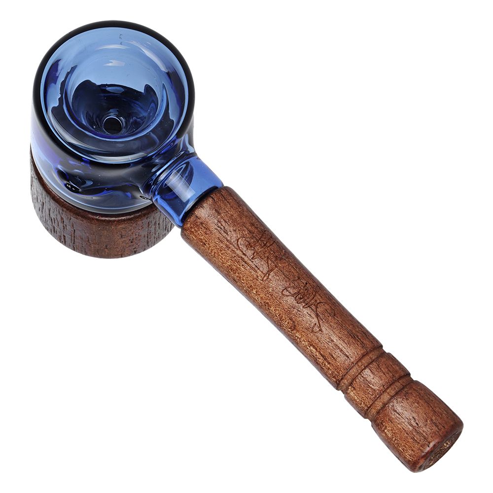 Wood Hammer Hand Pipe – close-up of the bowl