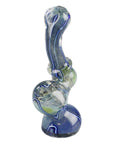 side view of worked fritted bubbler hand pipe