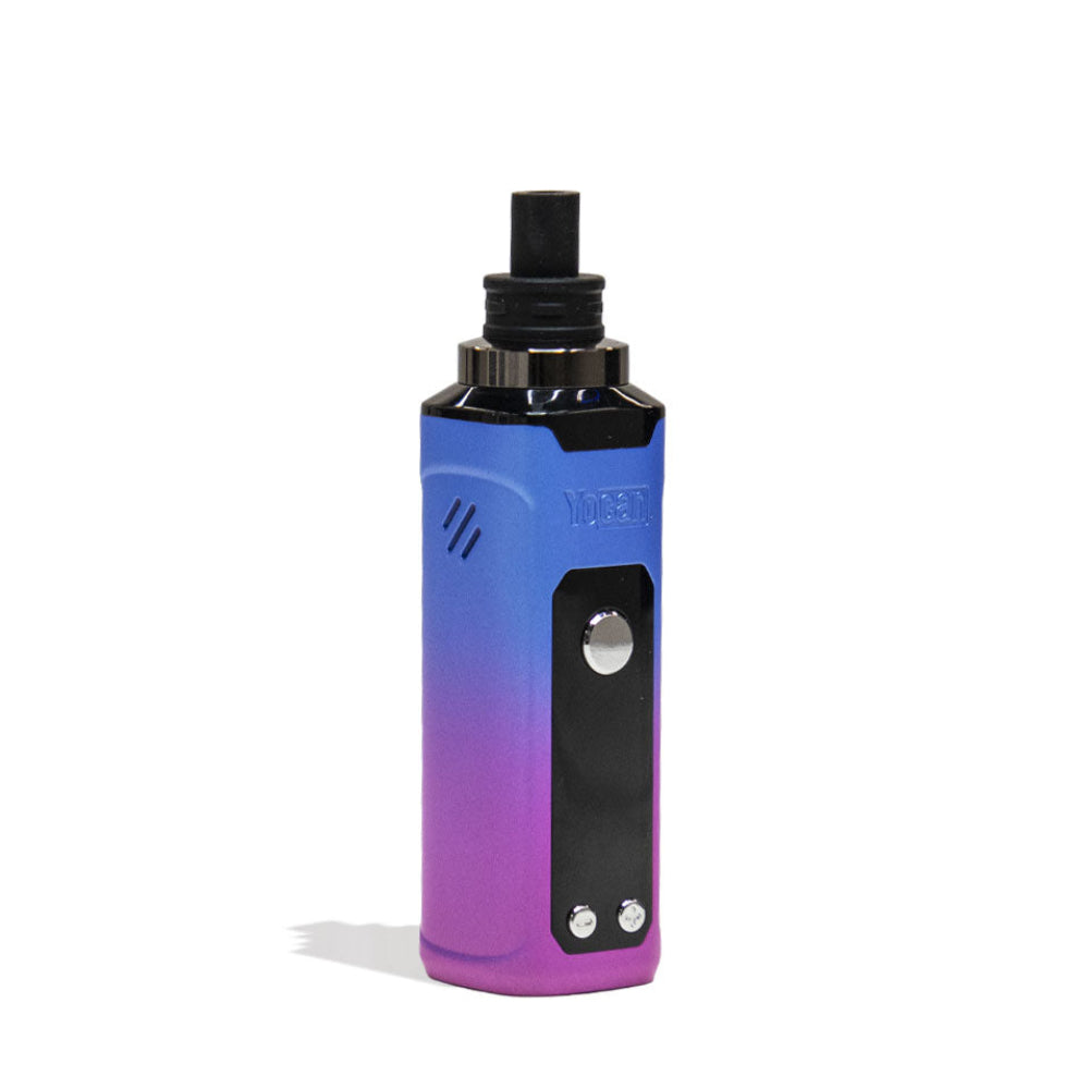 Gradient blue to purple Wulf Mods Nestor Portable Concentrate Vaporizer on a white background