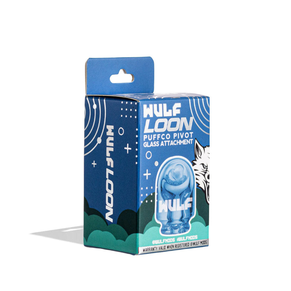 Wulf Mods Loon Puffco Pivot Top Blue package
