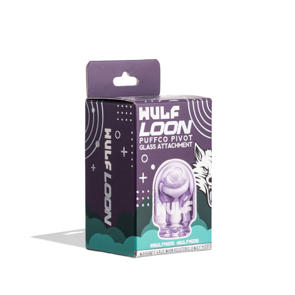 Wulf Mods Loon Puffco Pivot Top purple packaging
