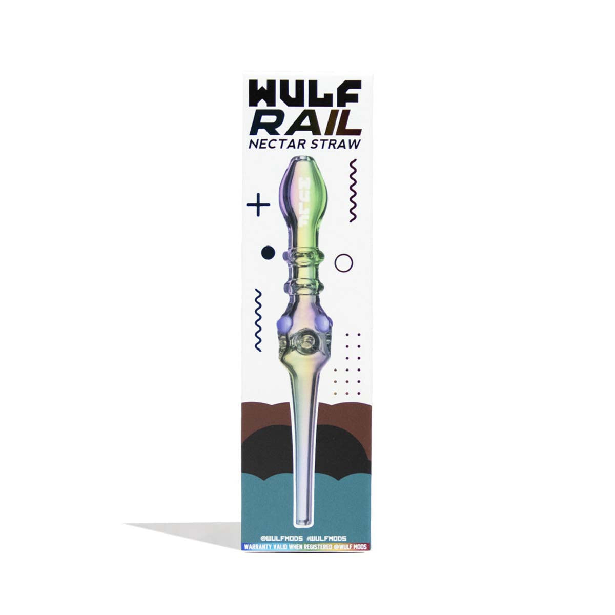 Wulf Mods Rail Nectar Straw full color package