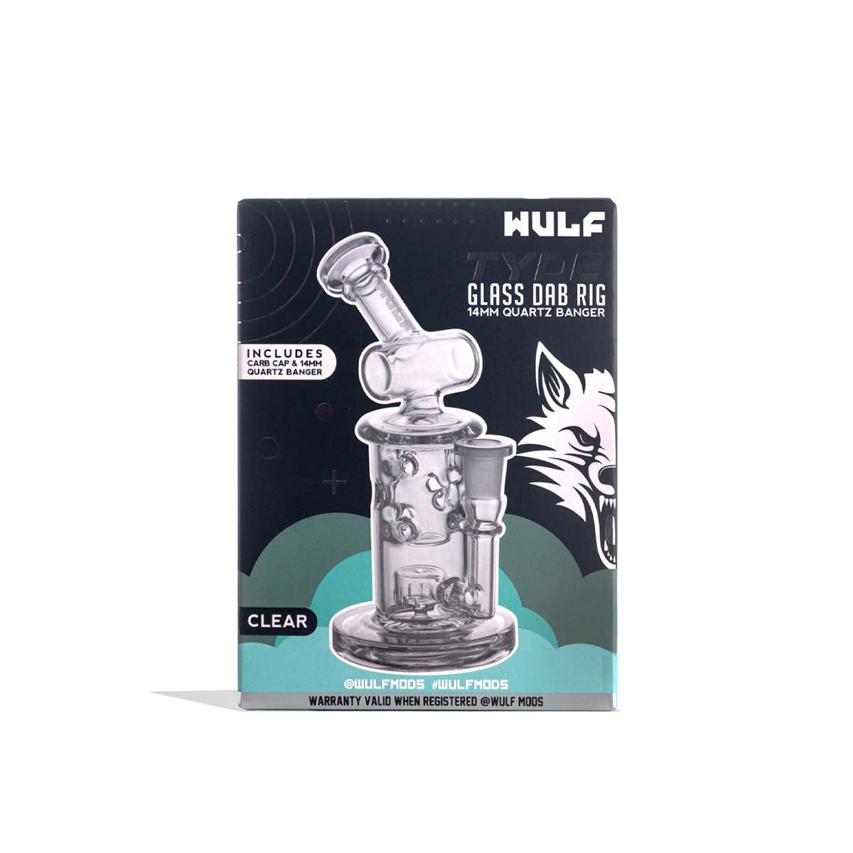 Wulf Mods Tyde 14mm Dab Rig with Quartz Banger