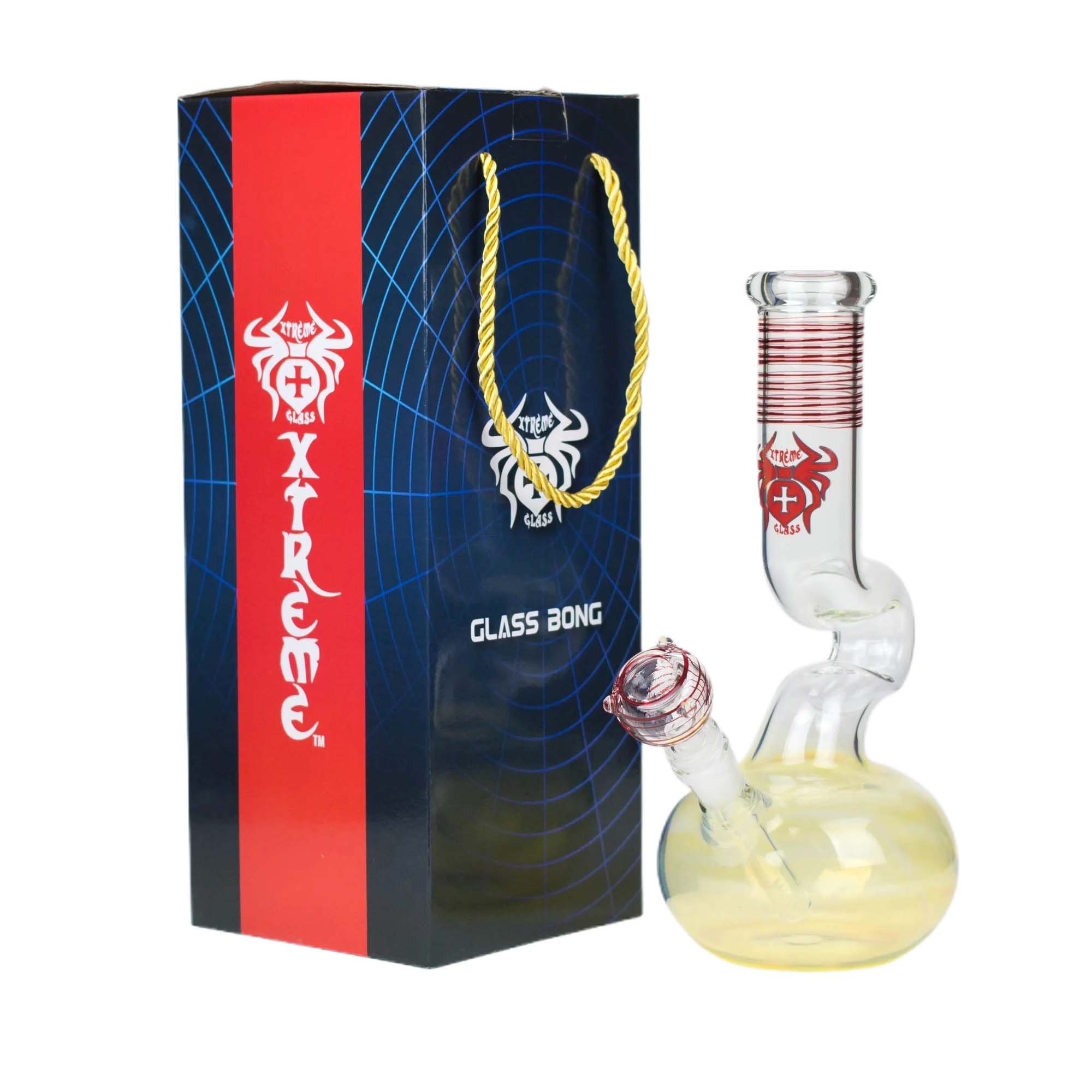 Xtreme 11.5″ Glass Bong Zigzag Neck