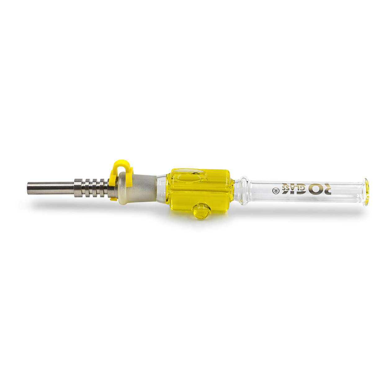 Liquid Lava Collector 14mm Rock Glass Freezable Glycerin Straw