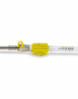 Liquid Lava Collector 14mm Rock Glass Freezable Glycerin Straw