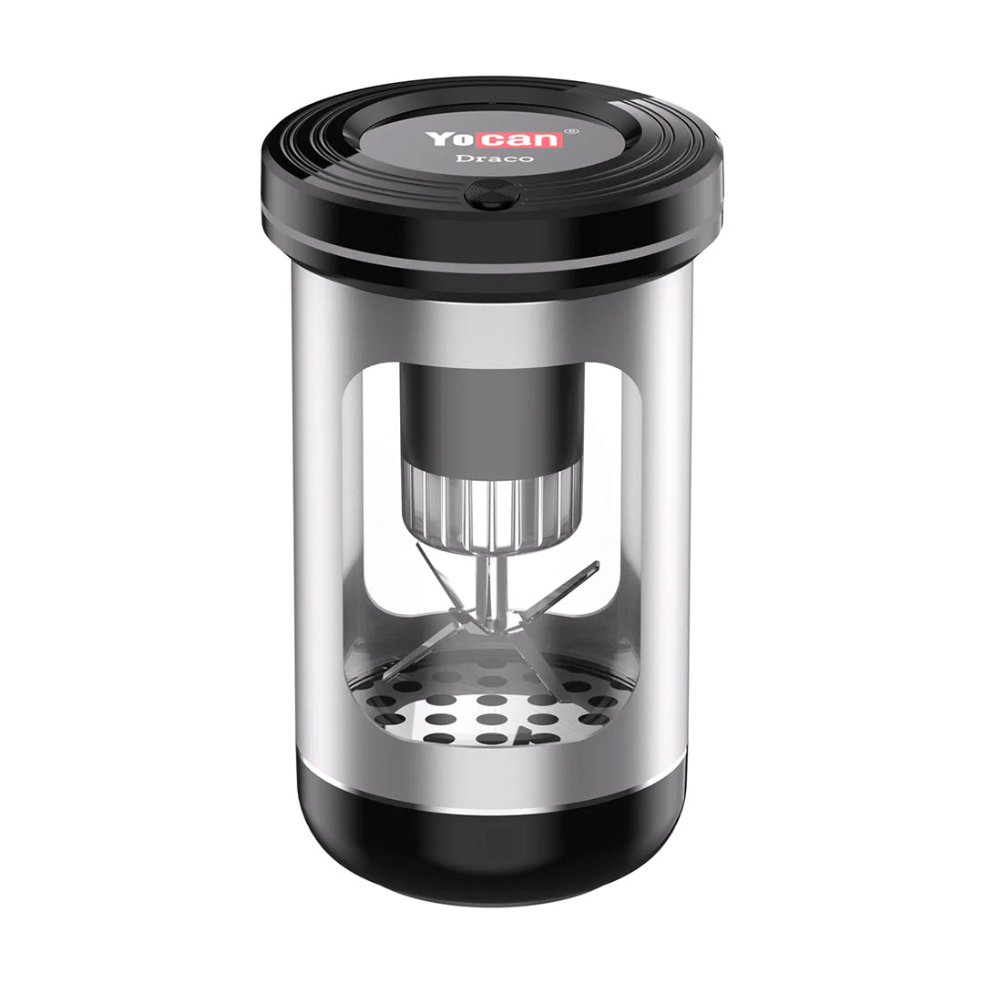 Yocan Draco Electric Smart Grinder in silver