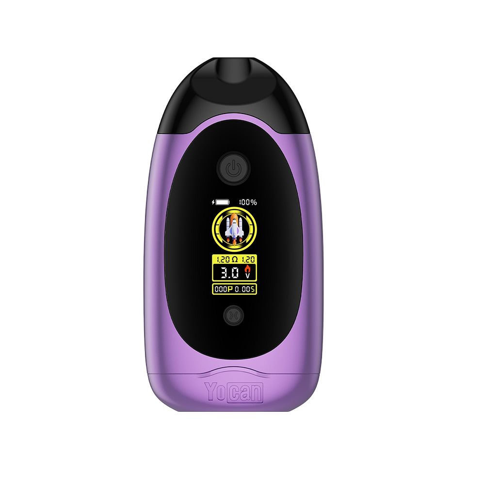 Yocan Dubb Dual Cartridge 510 Vape Battery Purple - INHALCO