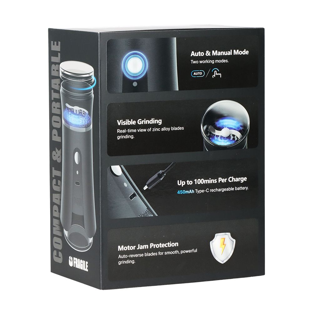 Yocan iShred electric grinder box back