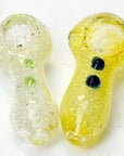 2.5" Soft Glass Glitter Weed Pipe 10Pcs - INHALCO