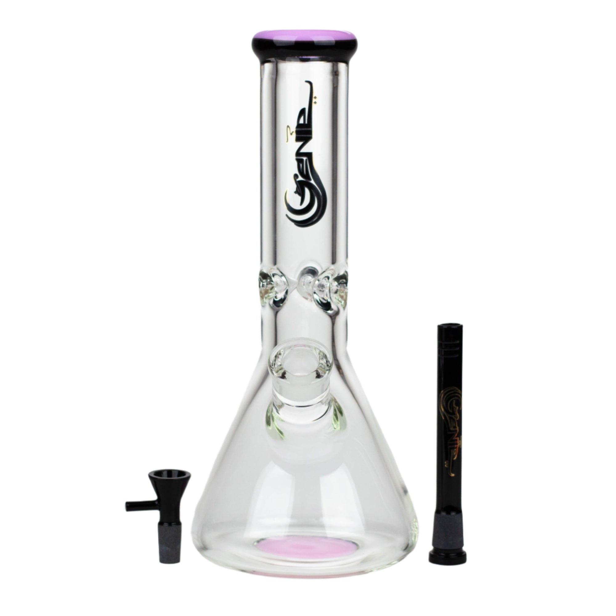 12&quot; Classic beaker glass water bong - inhalco