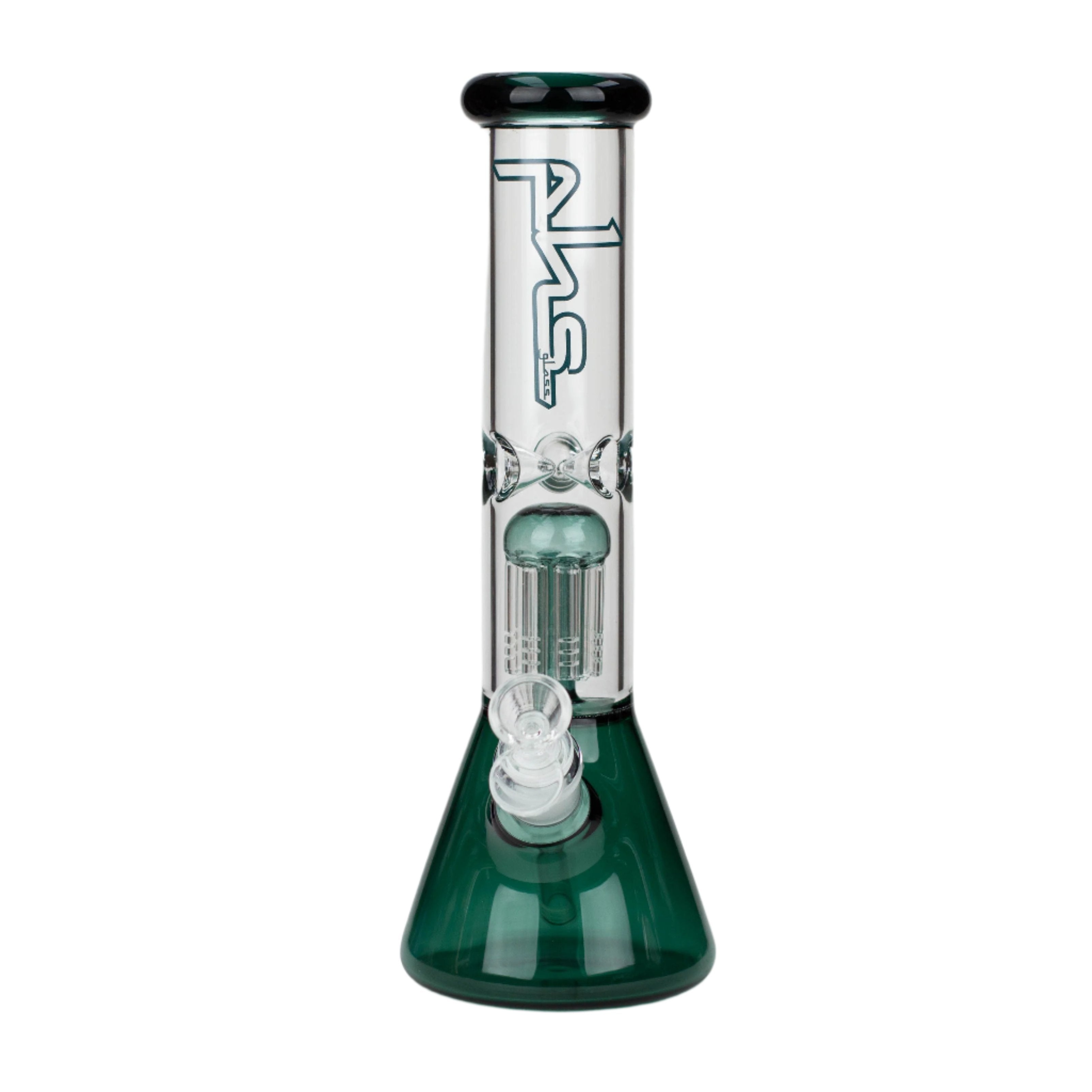 12&quot; Glass beaker color Bong with perc_14