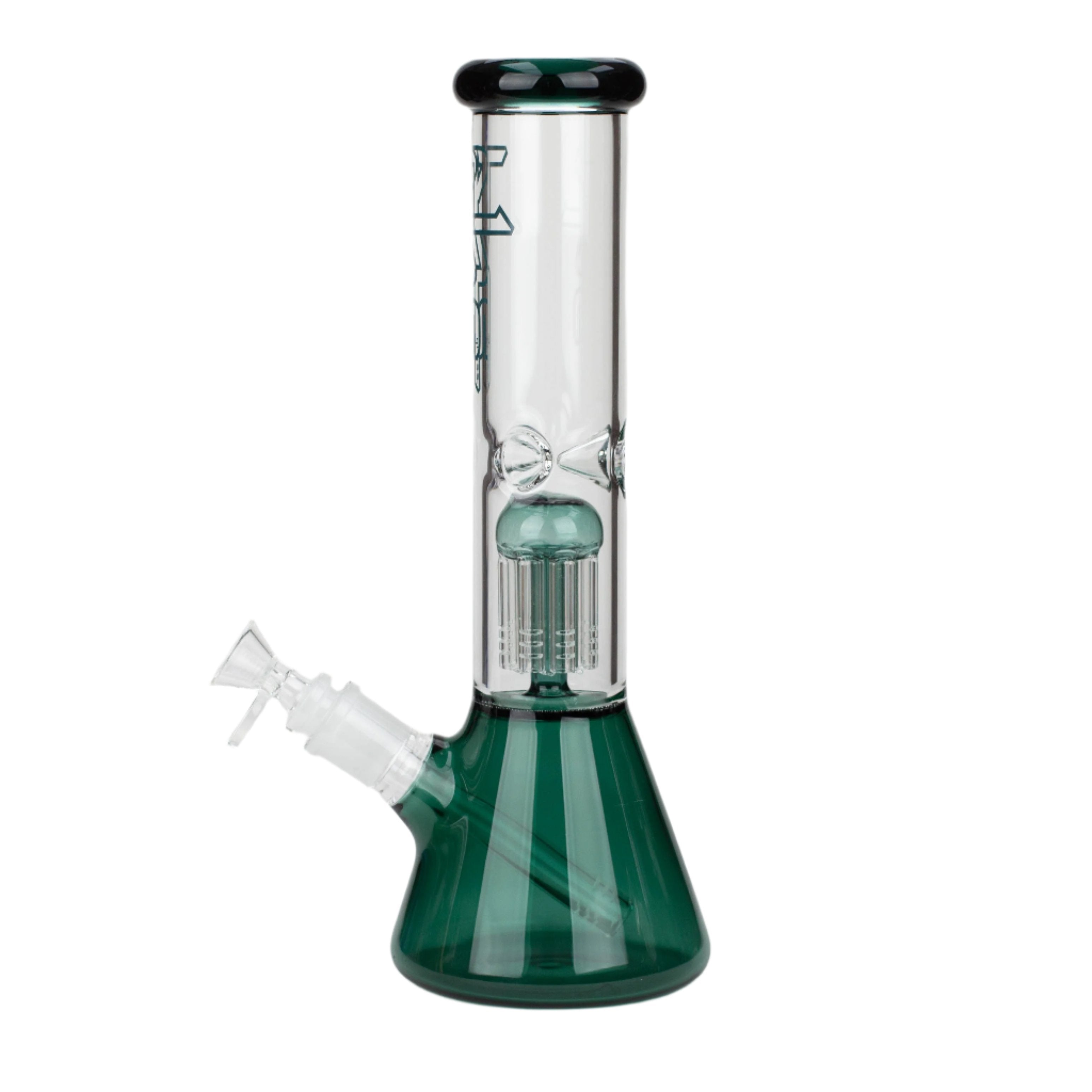 12&quot; Glass beaker color Bong with perc_13