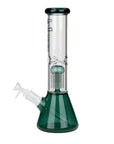 12" Glass beaker color Bong with perc_13