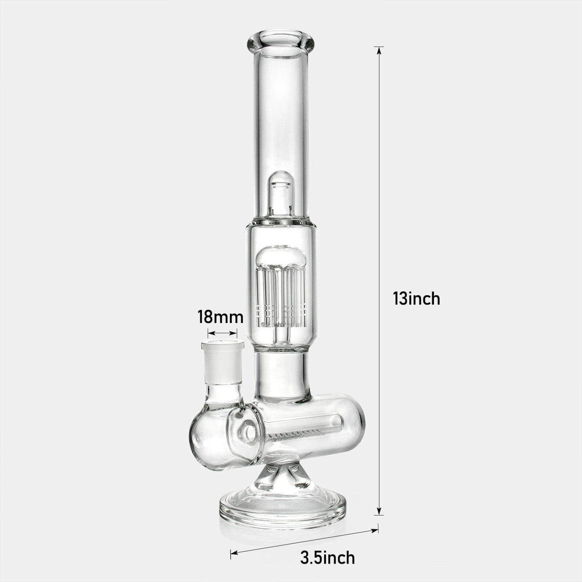 Colinline Perc 13″ Inline Perc to Tree Perc Water Pipe | INHALCO