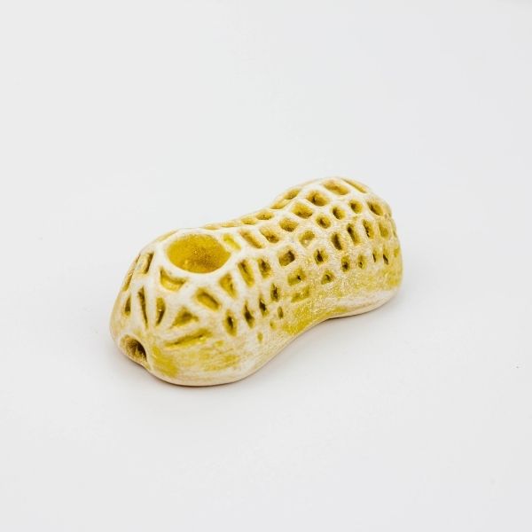 Handmade Ceramic Peanut Pipe - INHALCO