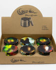 GENIE 4 parts 63 mm Rasta man metal grinder Box of 6 [SSP057]_2