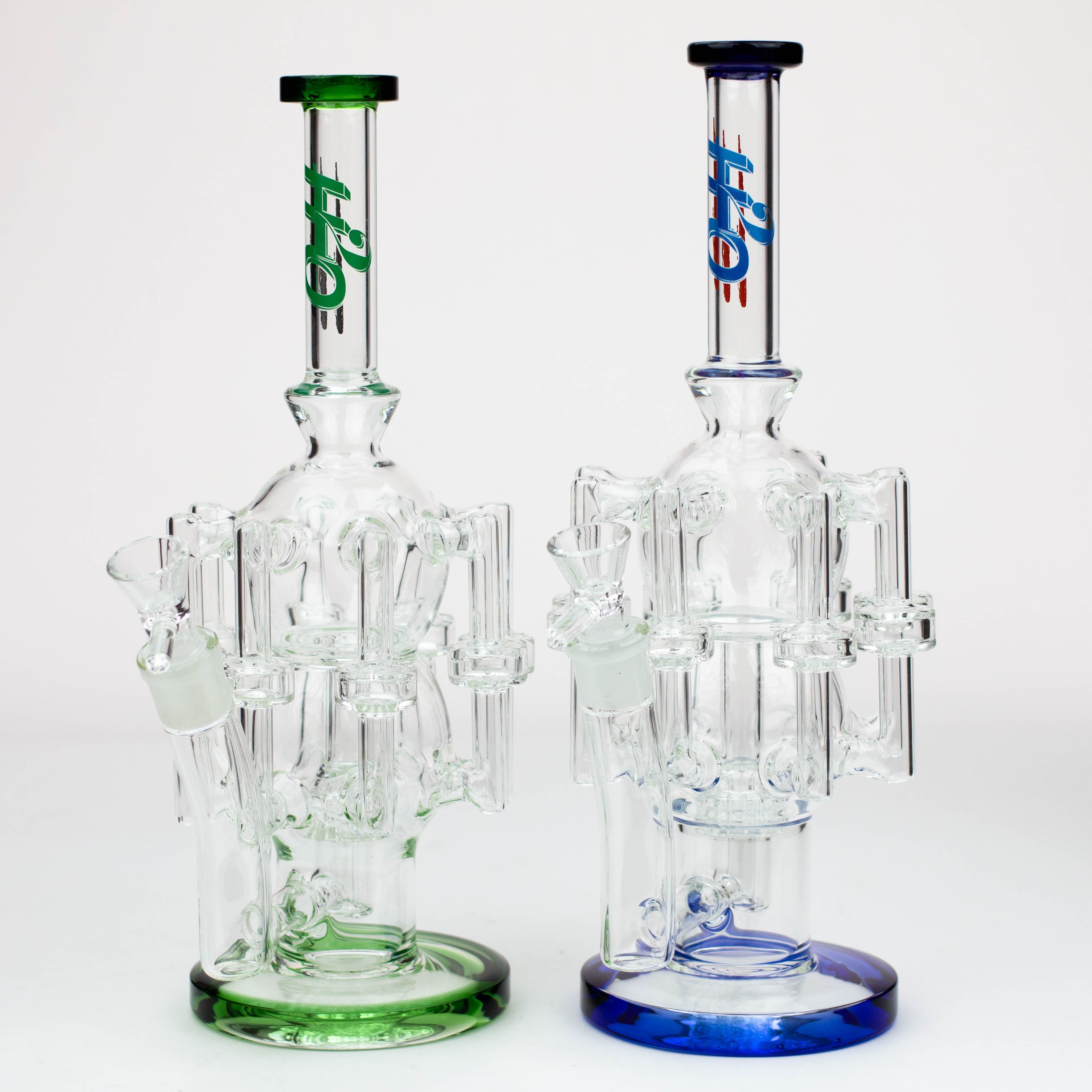 13.5&quot; H2O Glass water recycle bong [H2O-17]_0