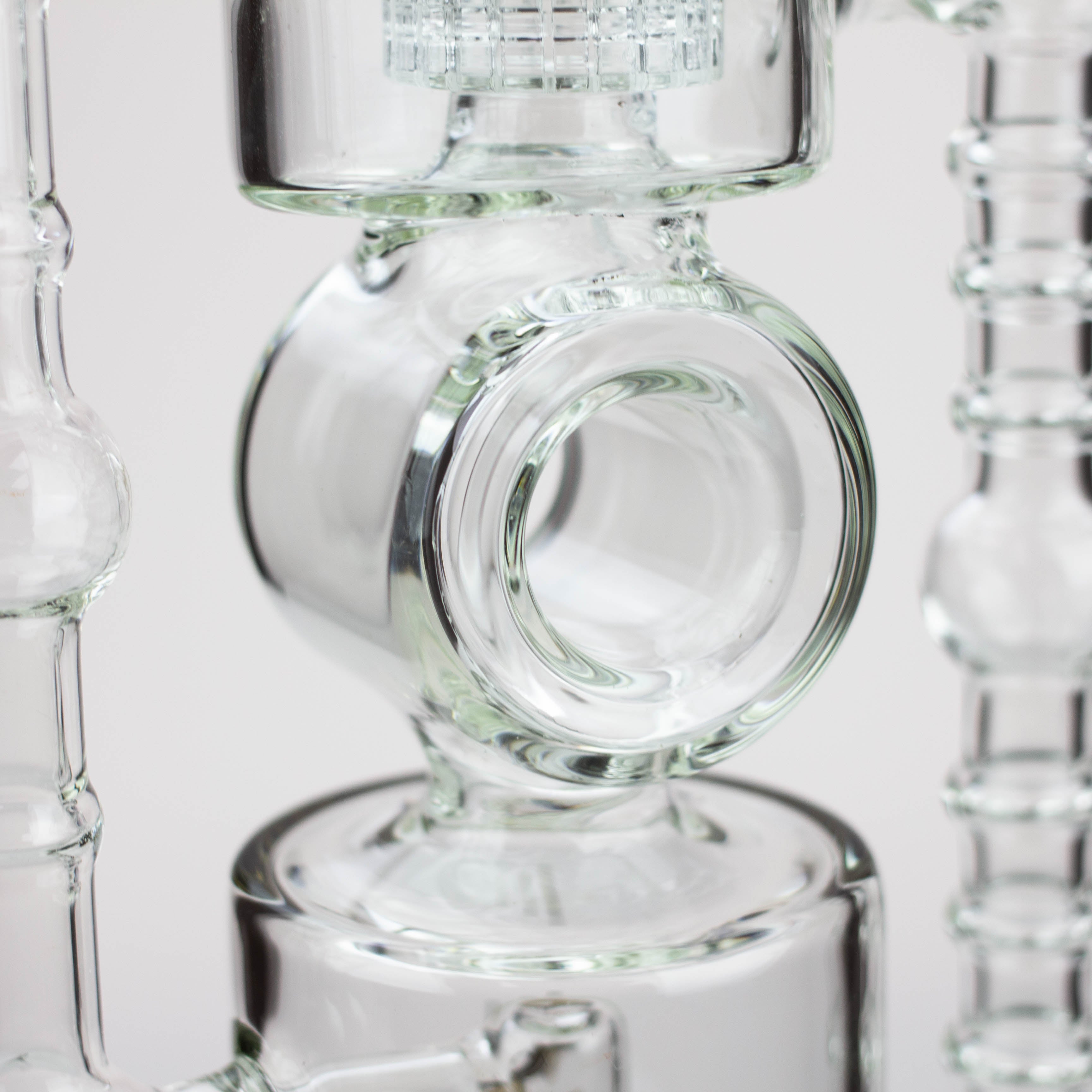 21&quot; H2O Double ring glass water bong [H2O-24]_2