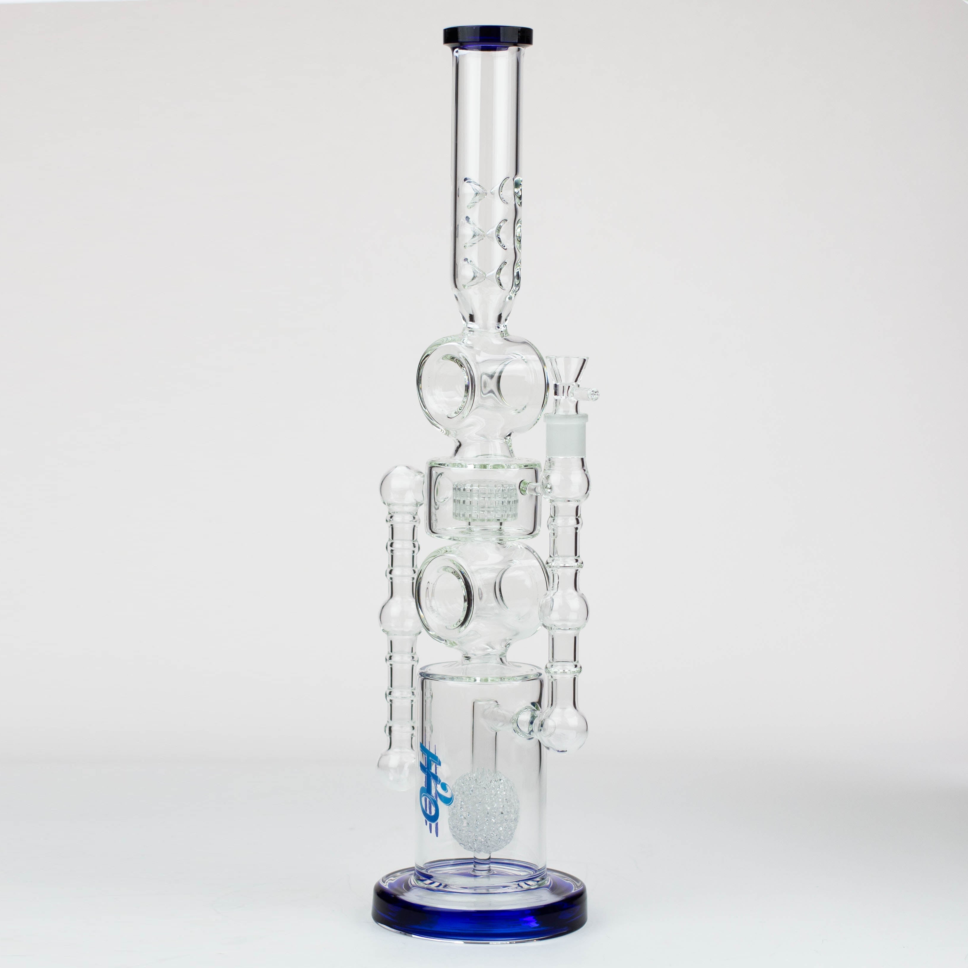 21&quot; H2O Double ring glass water bong [H2O-24]_8