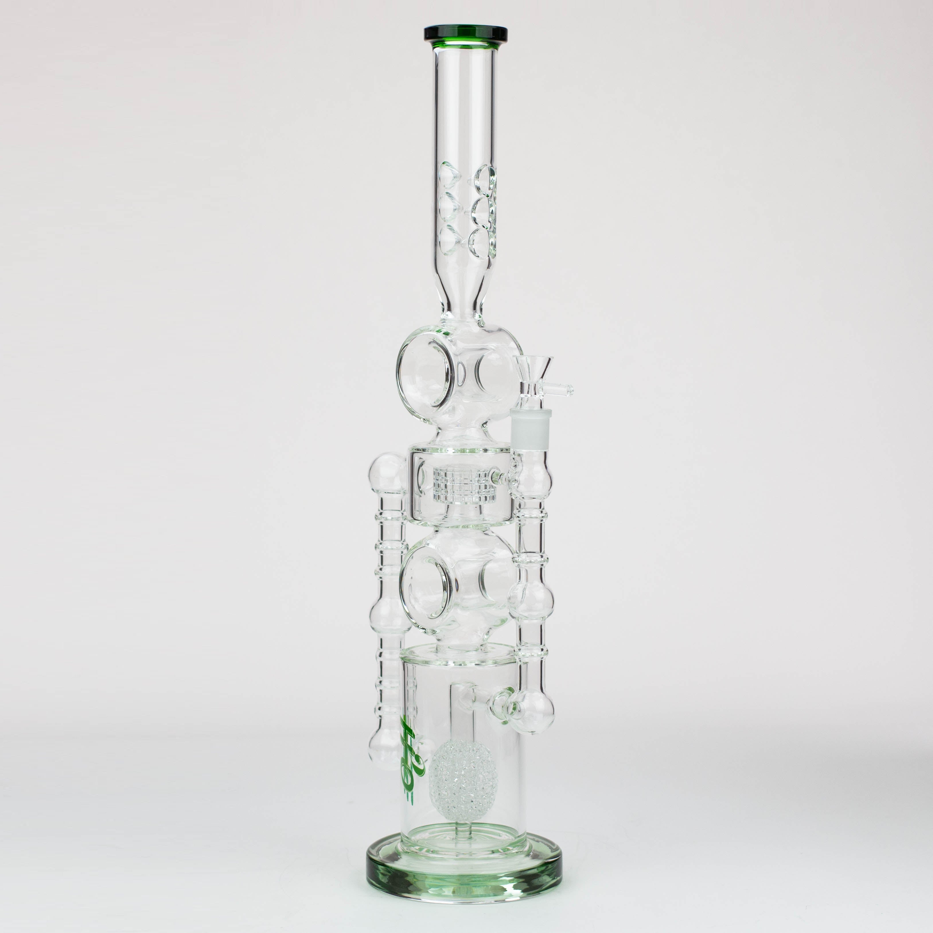 21&quot; H2O Double ring glass water bong [H2O-24]_7