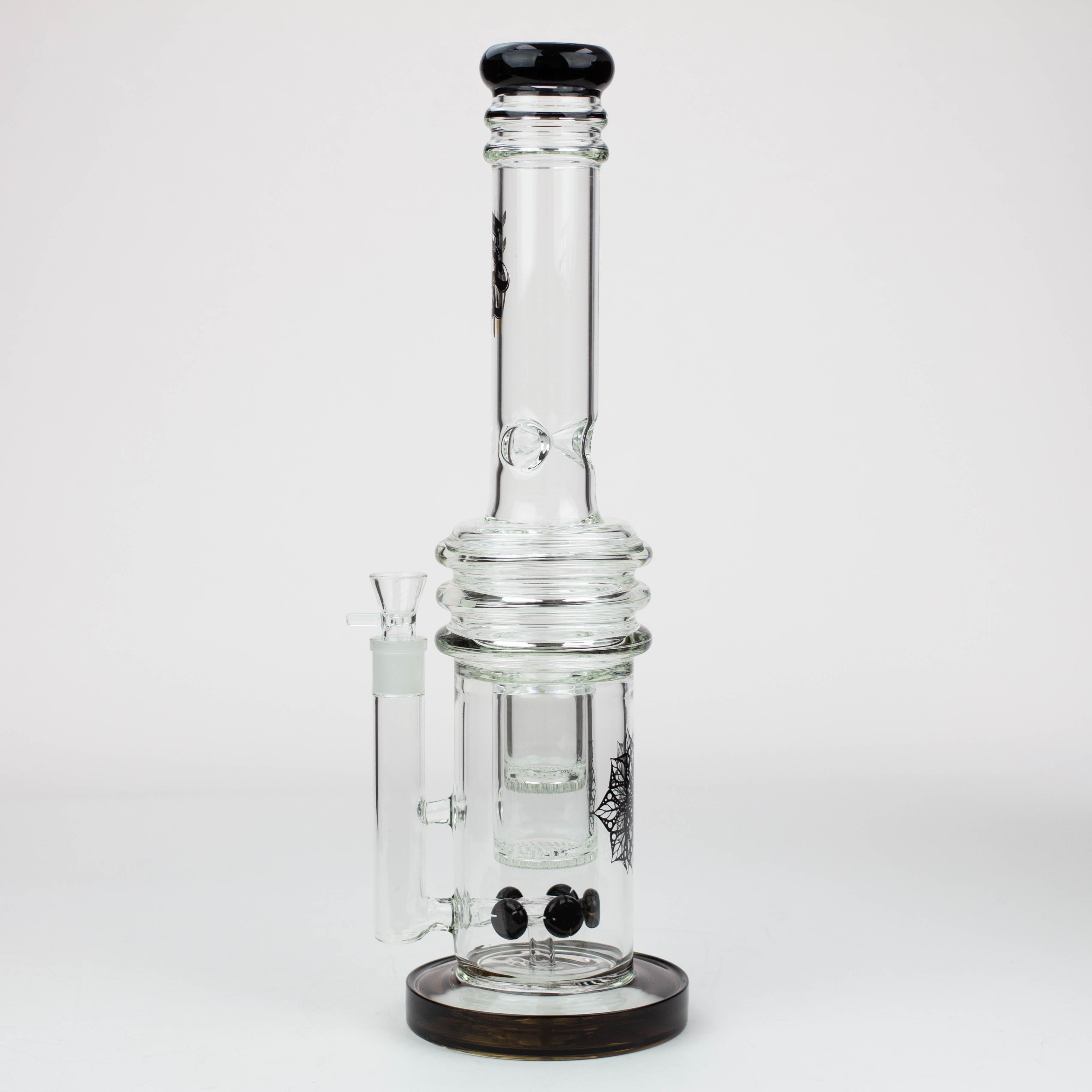 17&quot; H2O glass water bong with double layer honeycomb [H2O-28]_8