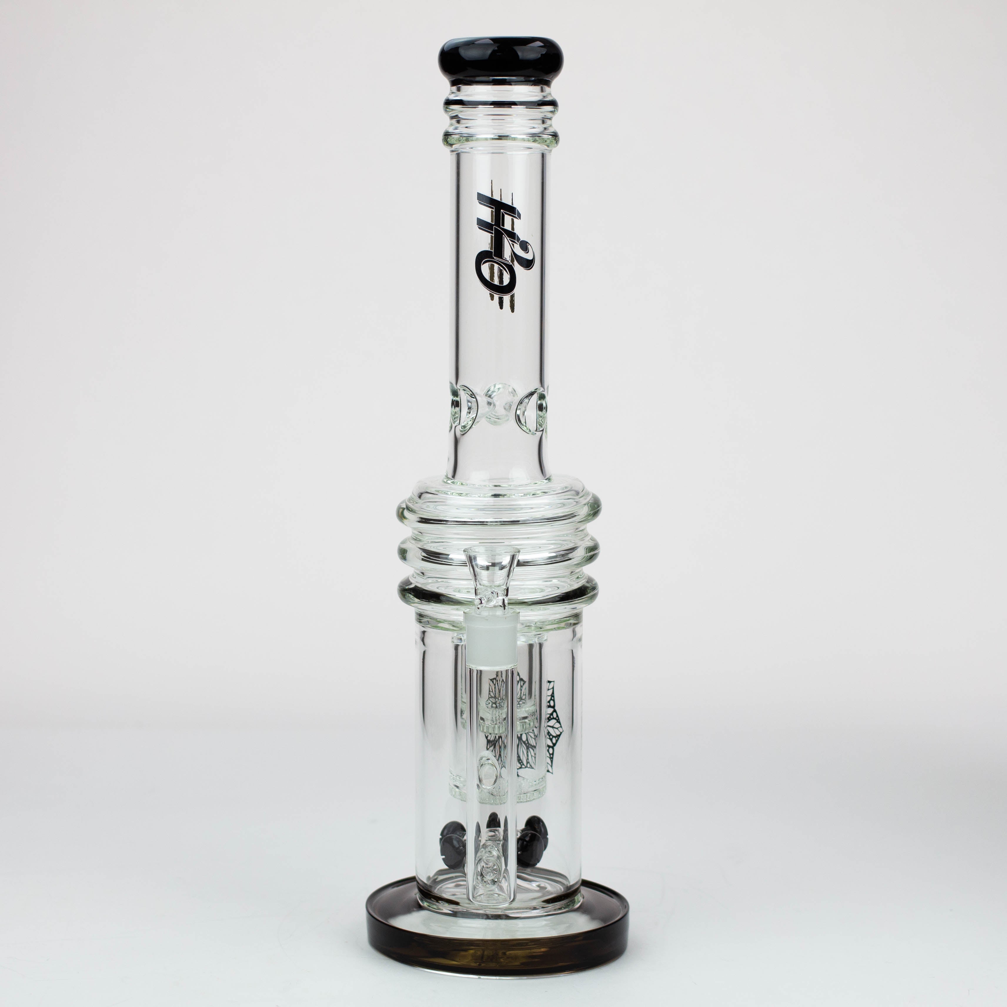 17&quot; H2O glass water bong with double layer honeycomb [H2O-28]_9