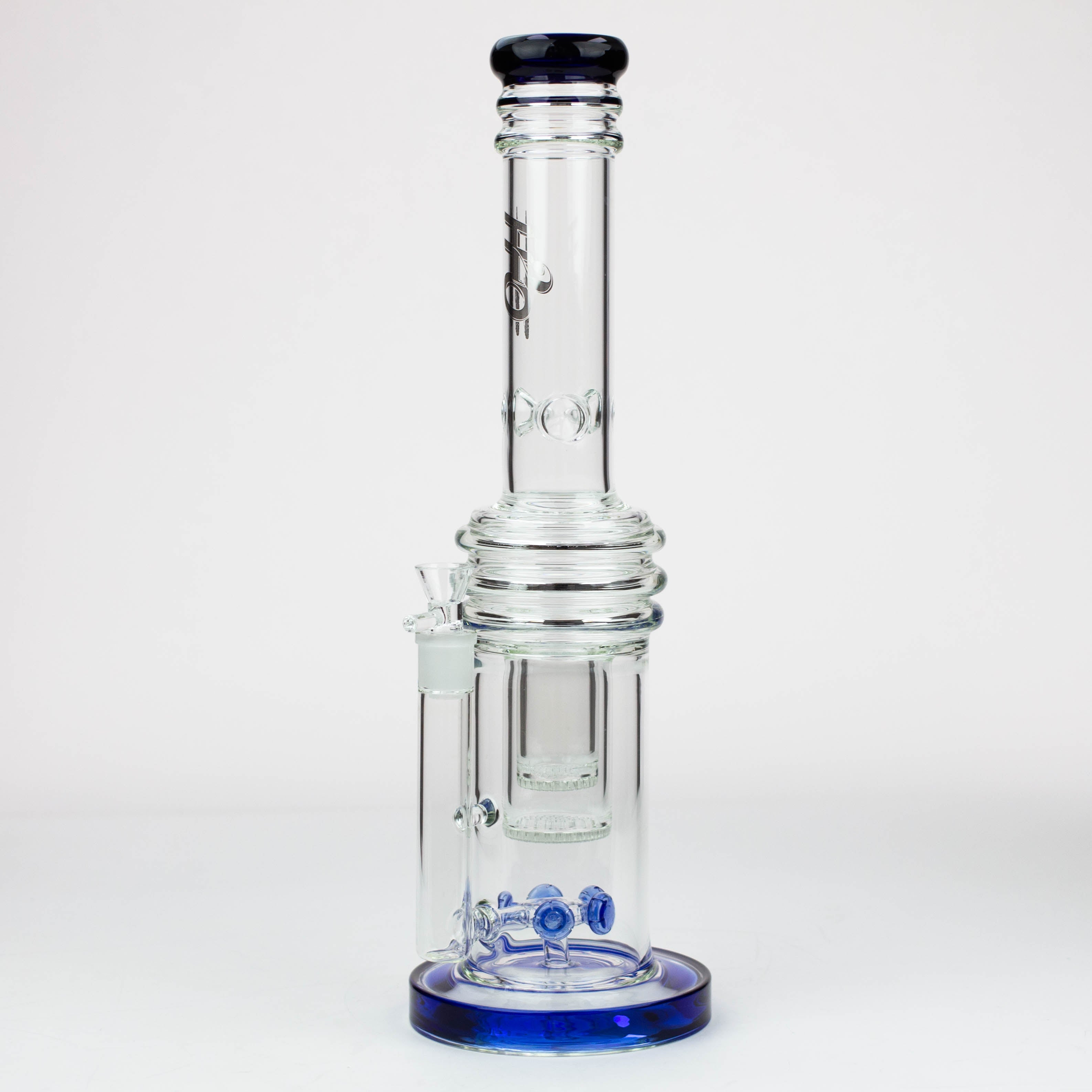 17&quot; H2O glass water bong with double layer honeycomb [H2O-28]_7
