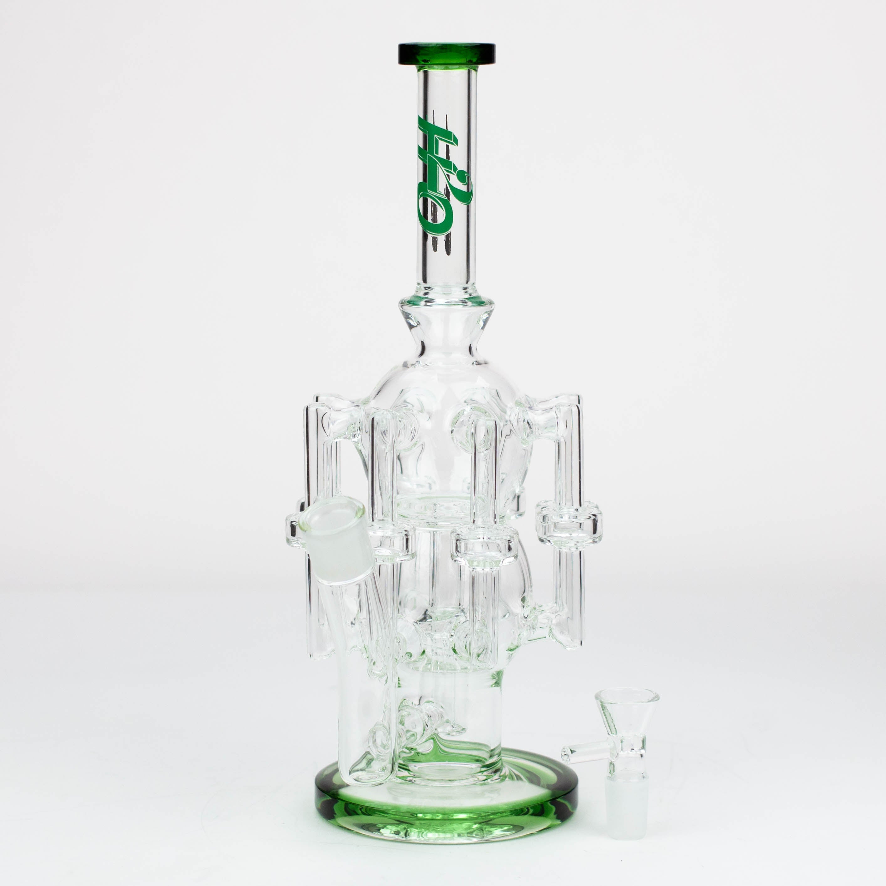 13.5&quot; H2O Glass water recycle bong [H2O-17]_8