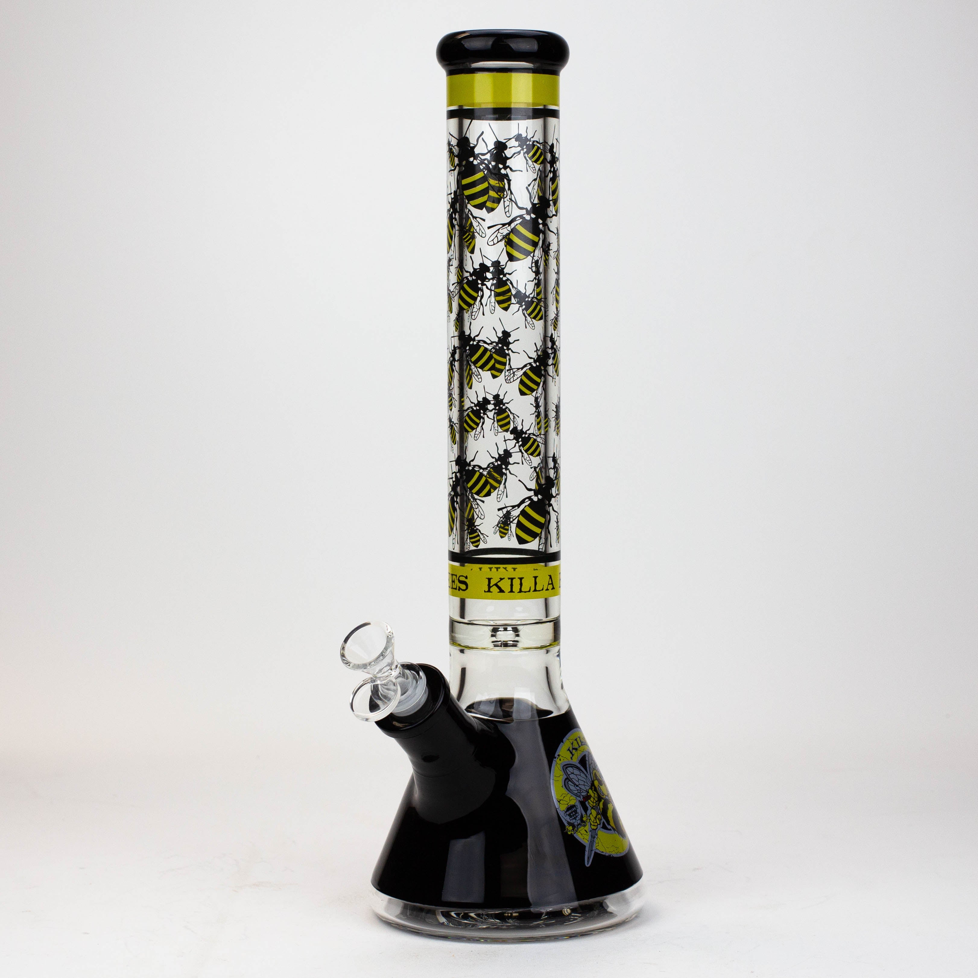 PROTECT YA NECK-15.5&quot;  7 mm Glass water bong by Infyniti [Killa Bees]_0