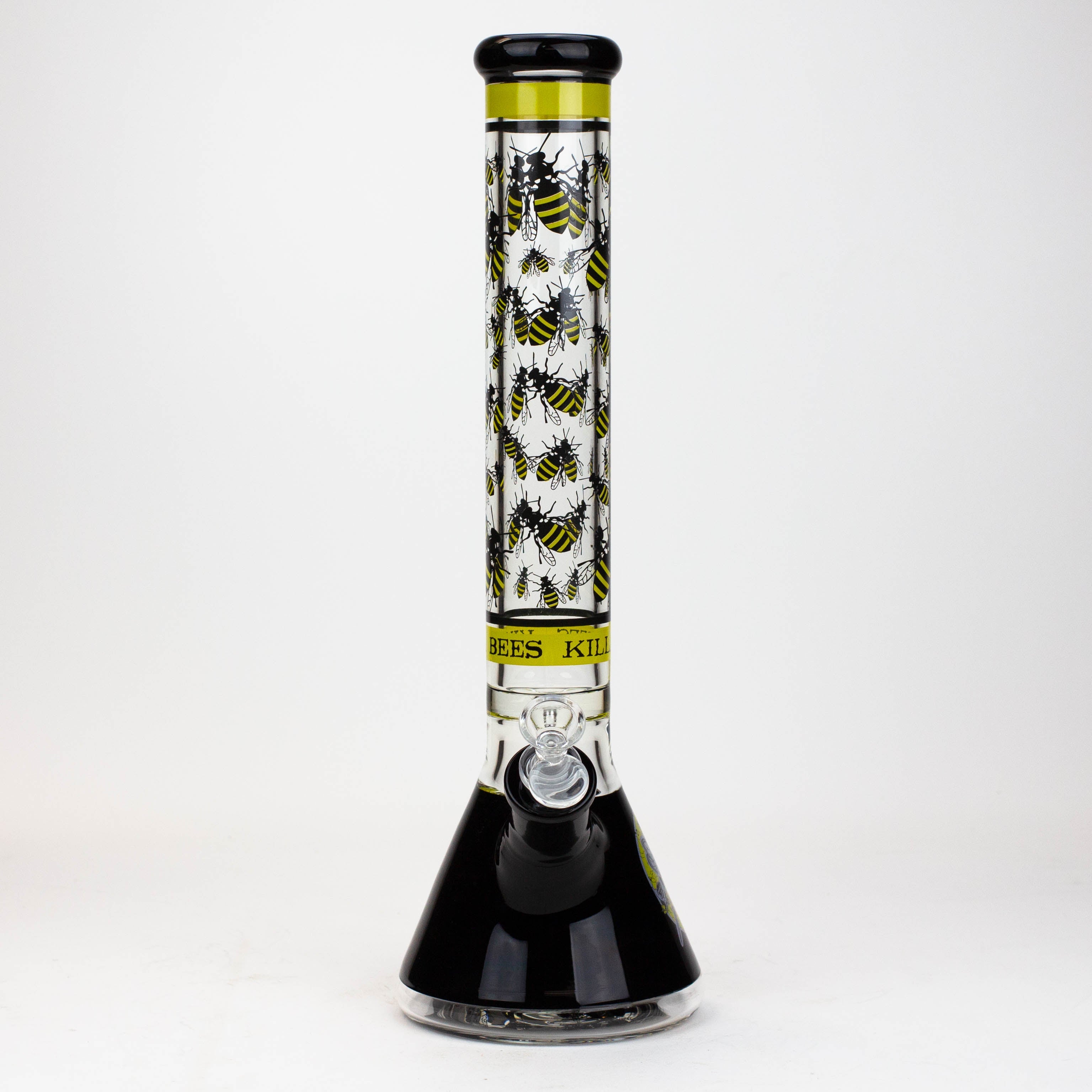 PROTECT YA NECK-15.5&quot;  7 mm Glass water bong by Infyniti [Killa Bees]_3