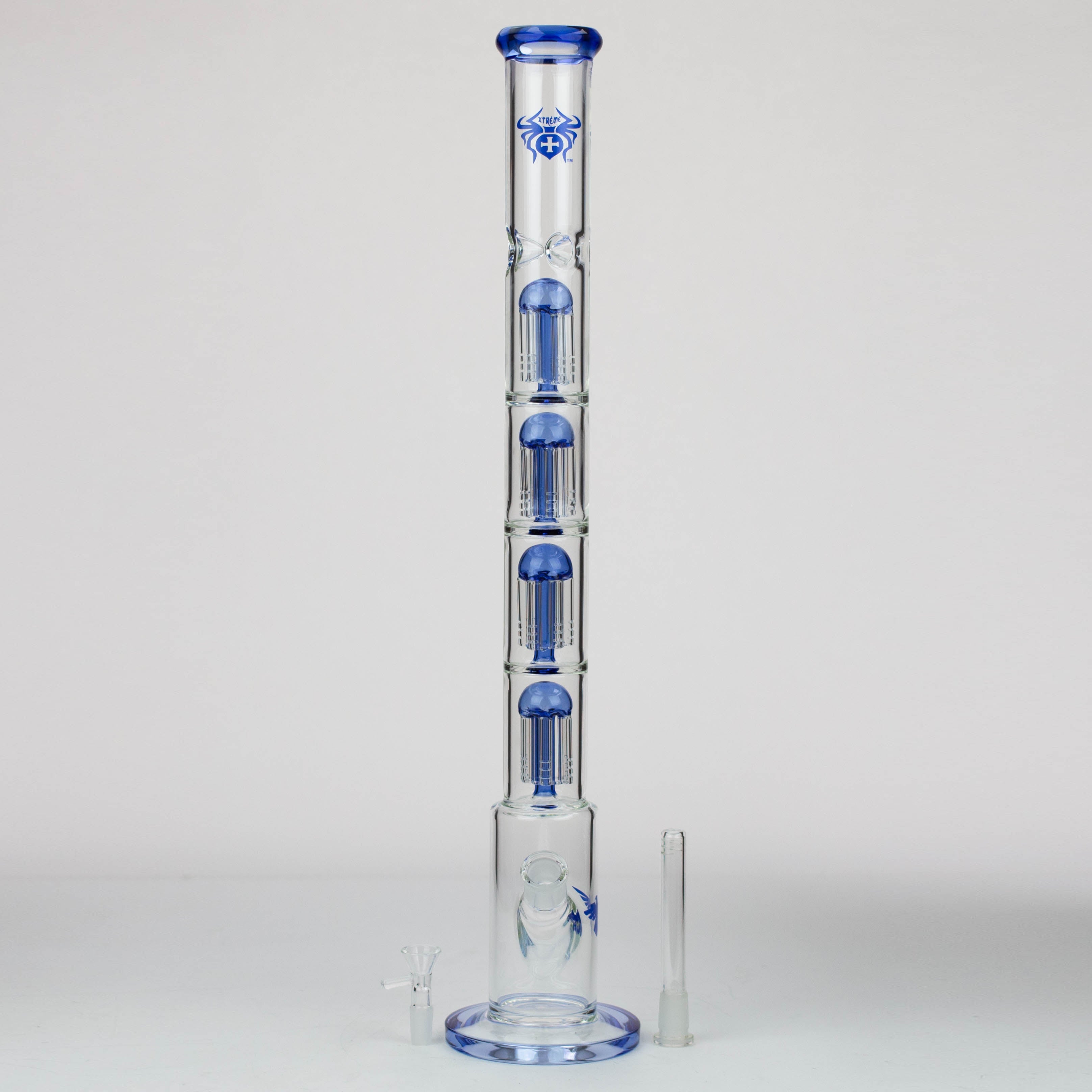 26&quot; Xtreme Quad-percolator 7 mm glass Bong [XTR411]_3