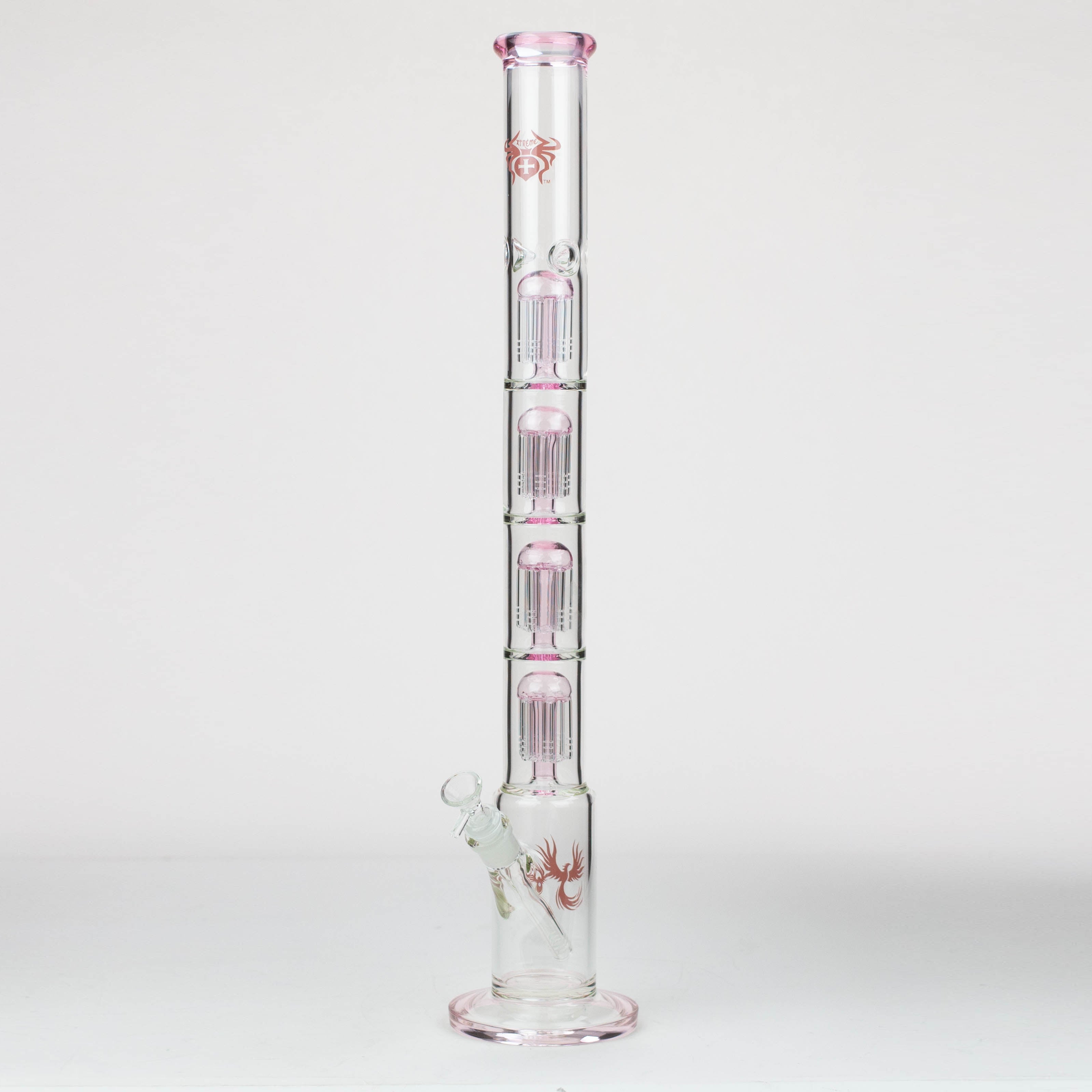 26" Xtreme Quad-percolator 7 mm glass Bong [XTR411]_5