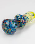 3.5" softglass hand pipe Pack of 2 [9676]_3