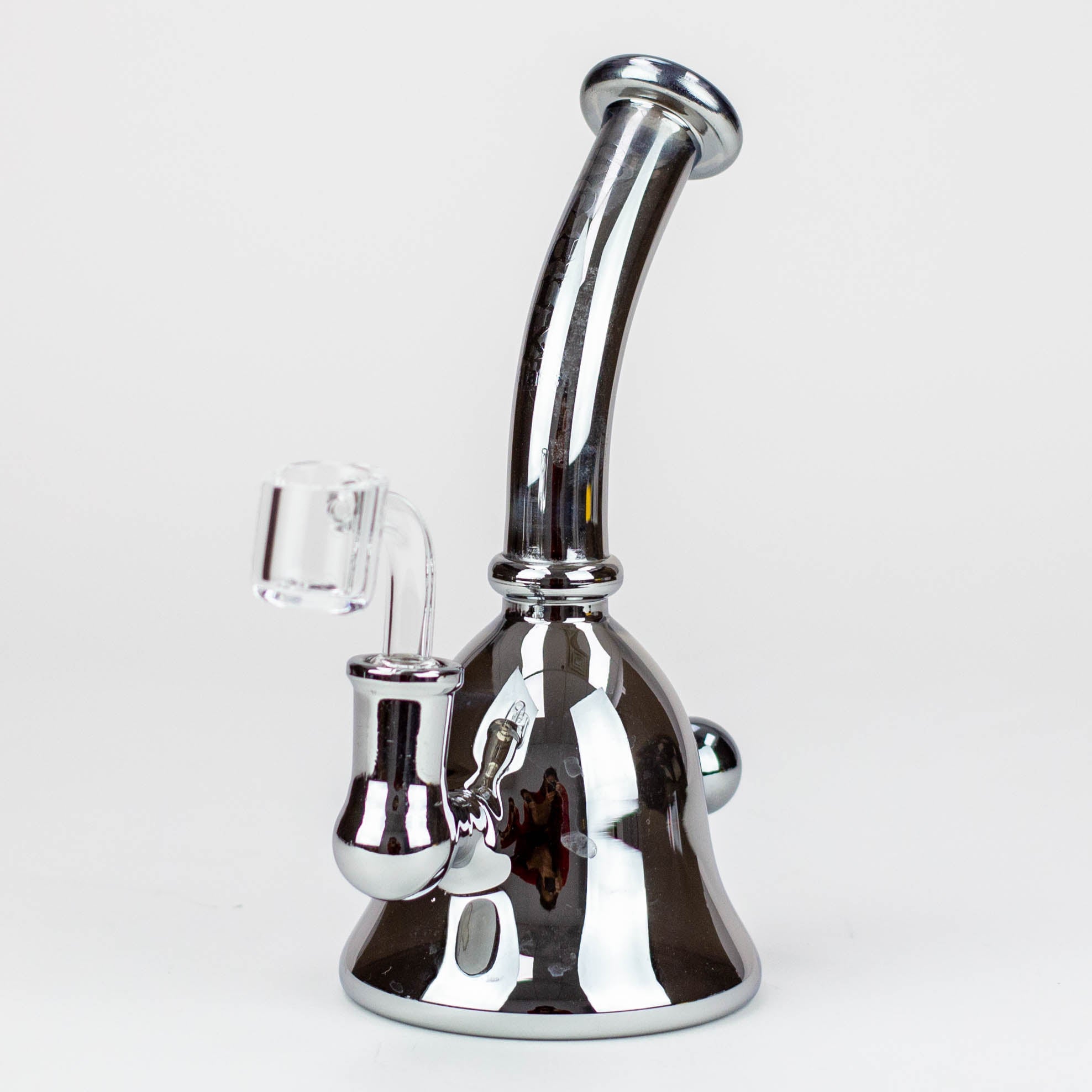 Spark | 6&quot; 2-in-1 fixed 3 hole diffuser Electroplated  bell bubbler_8
