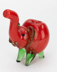 Standing XL elephant glass hand pipe-Solid Color_2