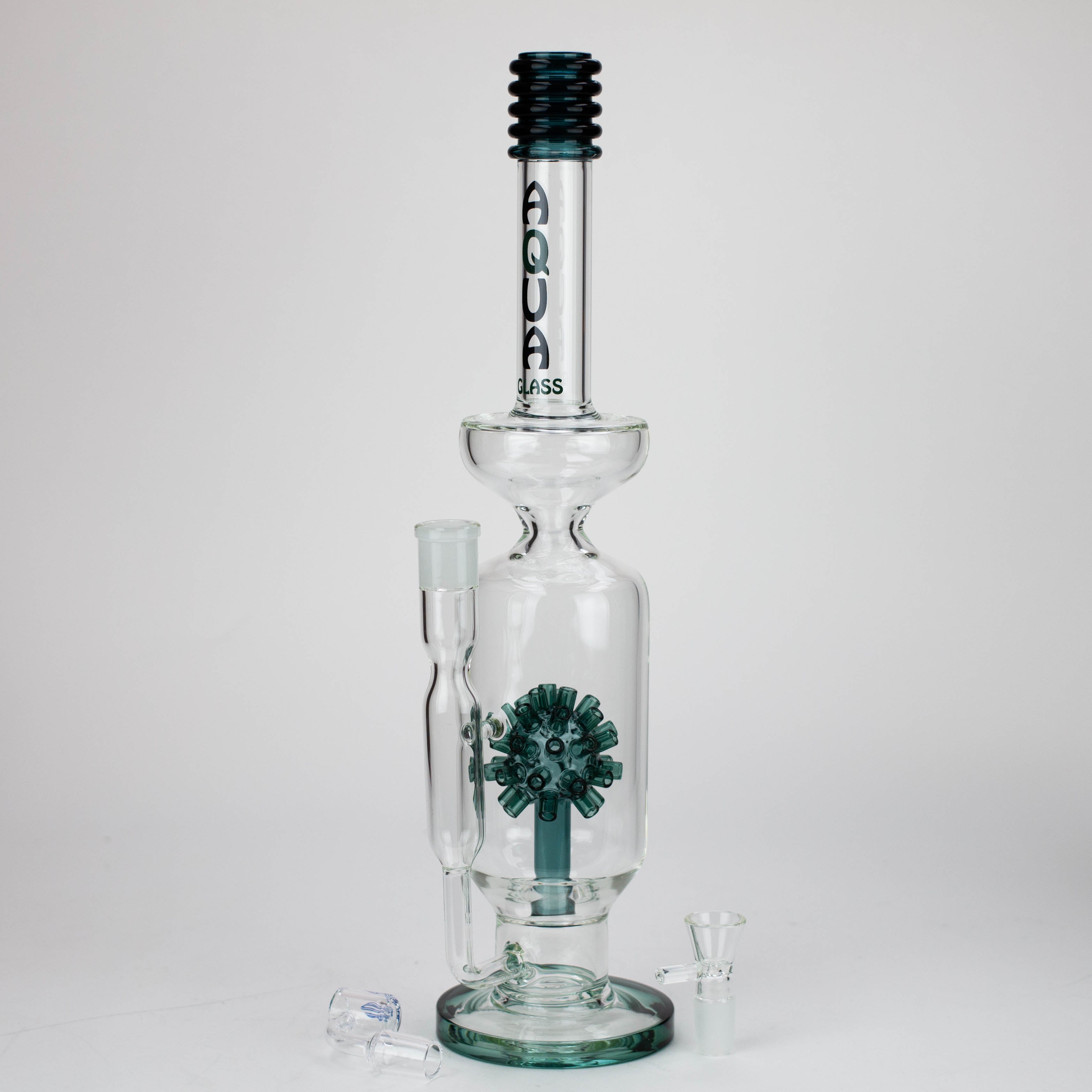 17&quot; AQUA Glass 2-in-1 Mine diffuser glass bong [AQUA120]_4