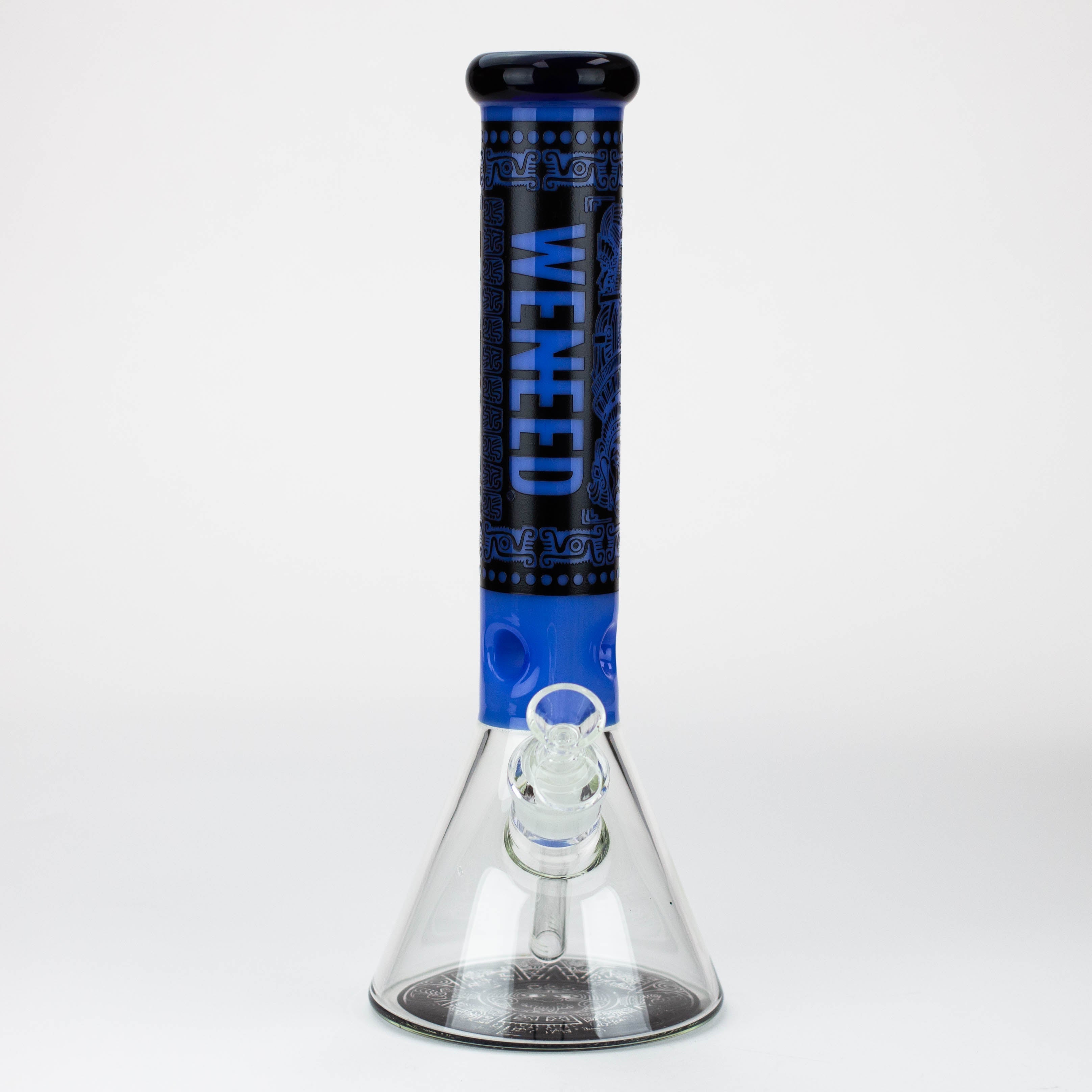 WENEED®-14&quot; Weneed Frosted Aztec 7mm Glass Bong_8