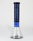 WENEED®-14" Weneed Frosted Aztec 7mm Glass Bong_9