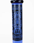 WENEED®-14" Weneed Frosted Aztec 7mm Glass Bong_11