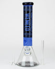 WENEED®-14" Weneed Frosted Aztec 7mm Glass Bong_4