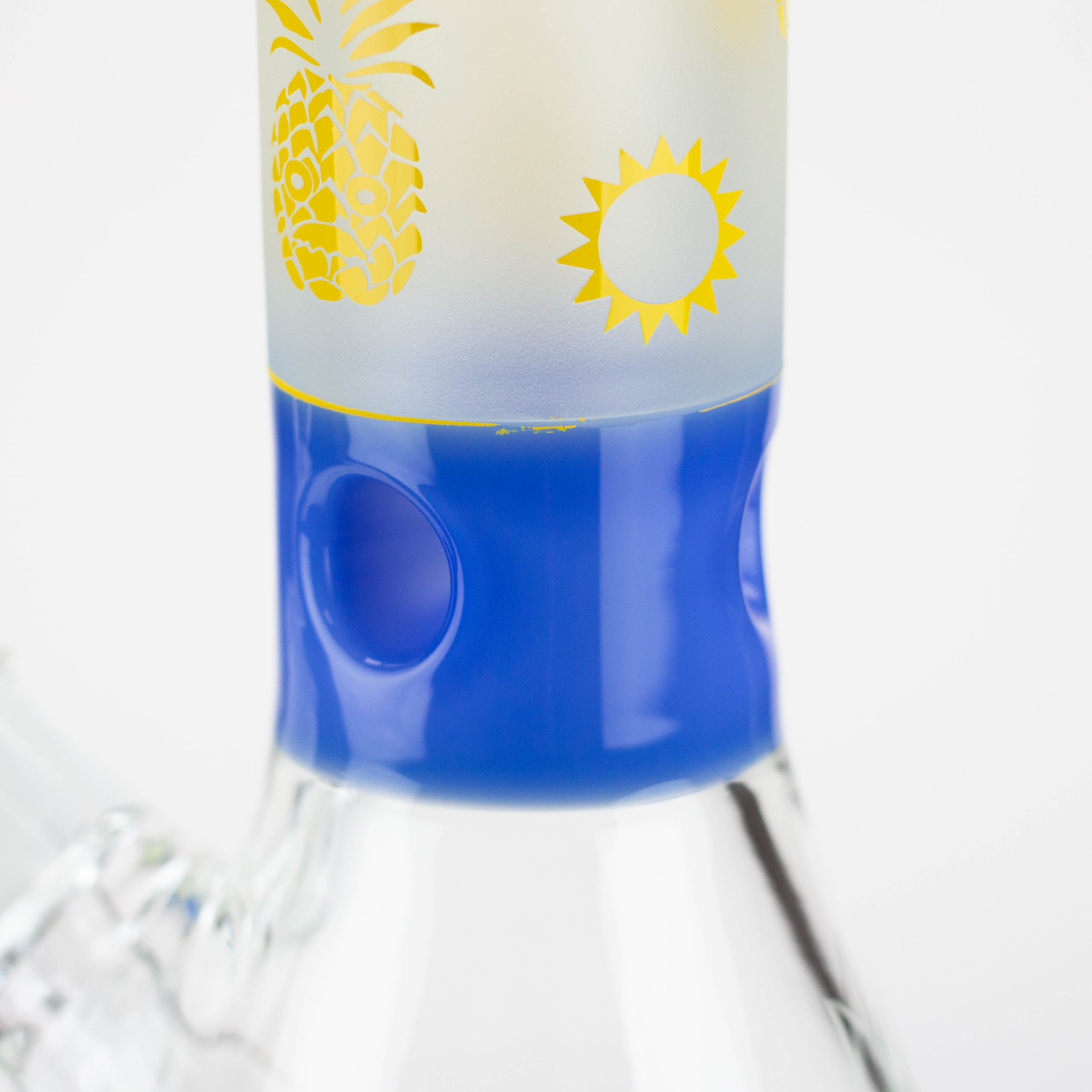 WENEED®-14&quot; Weneed Frosted Pineapple 7mm Glass Bong_8
