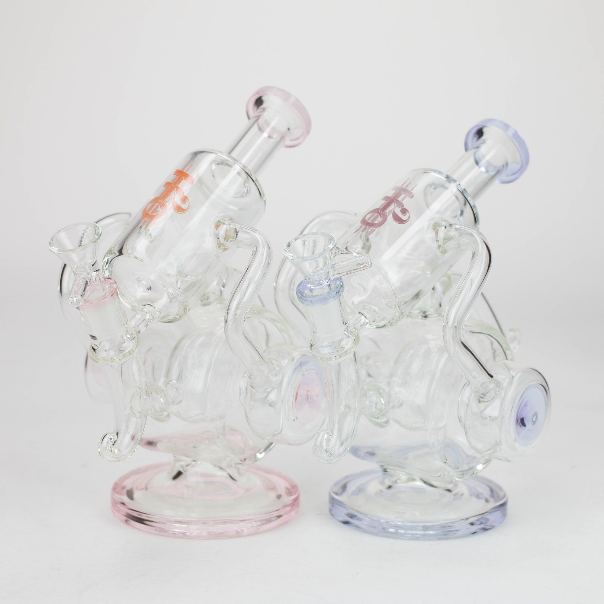 10" H2O Glass Recycler Bong_0